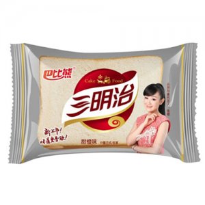 巴比熊三明治-甜橙味