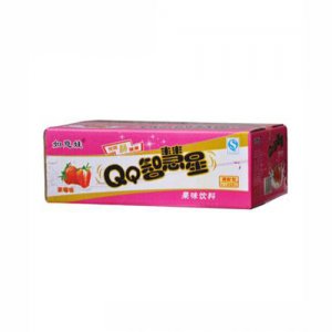 达和园QQ智慧星果味饮料草莓味