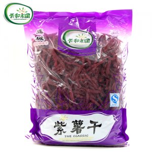 天和永润香软紫薯条农家自制特产原味番薯干2.5kgx5包每箱地瓜干