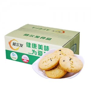 阿尔发木糖醇全麦饼干1250g