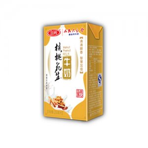 三元利乐砖核桃花生牛奶