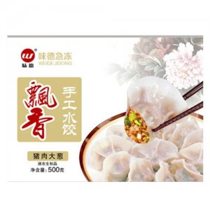 味德猪肉大葱手工水饺500g