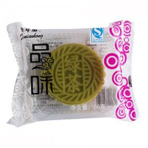 年年宏品味绿茶月饼66g