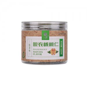 一果脱衣核桃仁抹茶味100g每罐