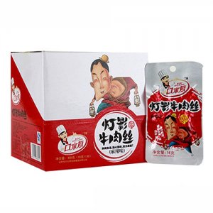 大班指口水厨麻辣灯影牛肉16g