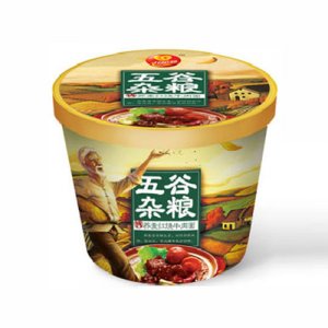 好粮新五谷杂粮荞麦红烧牛肉面