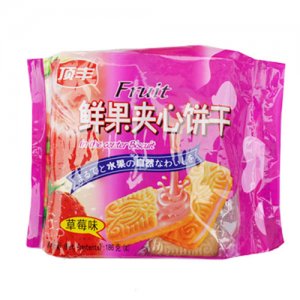 頂丰方夹心草莓味186g