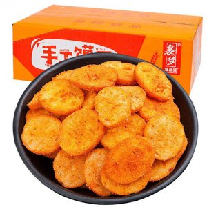 襄梦手工烤香馍片小馍丁零食箱装