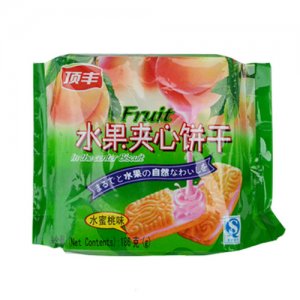 頂丰方夹心水蜜桃味186g