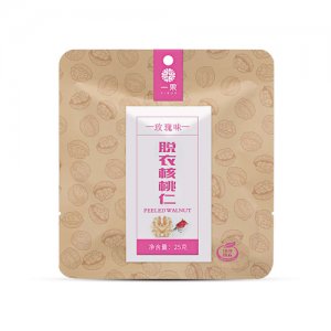 一果脱衣核桃仁玫瑰味25g每袋