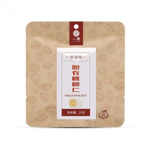 一果脱衣核桃仁奶香味25g每袋