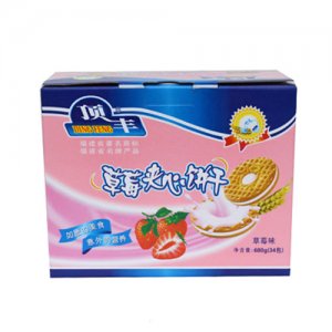 頂丰草莓夹心饼干680g