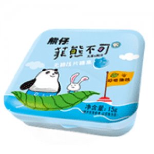 熊仔菲熊不可果坚实型压片糖果超爽薄荷味15g
