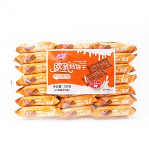 悠果乐欧乳钙饼干香浓巧克力味330g