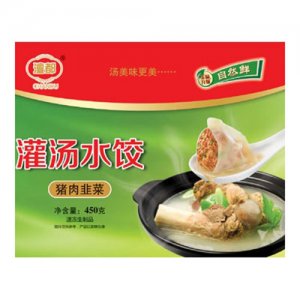 味德灌汤水饺猪肉韭菜450g