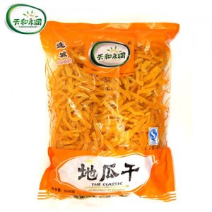 天和永润红薯条地瓜干连城 特产零食地瓜香软原味番薯干2.5kg每包