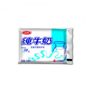 三元百利包纯牛奶