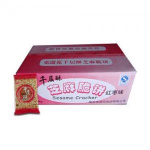 克瑞克芝麻脆饼红枣味