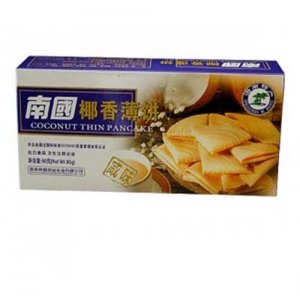 南国椰香薄饼咸味80g