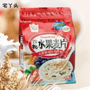 宅丫头谷物水果燕麦片888g