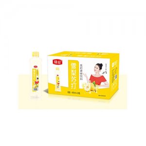 锦业雪梨苏打果味饮料400ml×24瓶