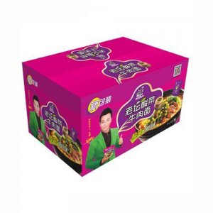 文玉老坛酸菜牛肉面1×12桶
