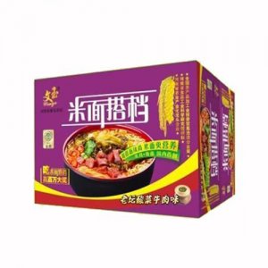 文玉米面搭档老坛酸菜牛肉味箱装