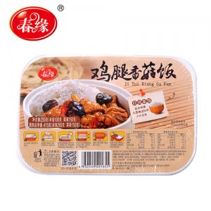春缘鸡腿香菇饭