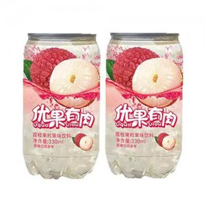 好梦优果优肉荔枝果粒果味饮料330ml