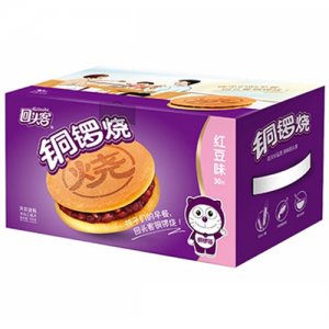 回头客铜锣烧红豆味箱装