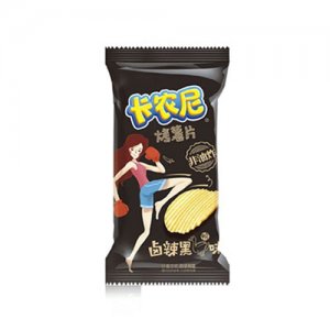 回头客卡农尼烤薯片卤辣黑鸭味