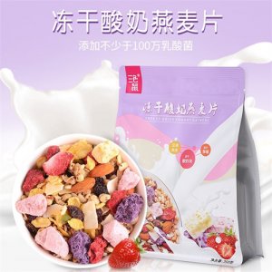 三色鼠冻干酸奶麦片350g