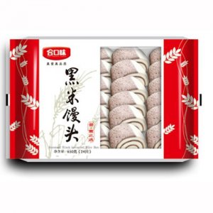 合口味黑米馒头650克