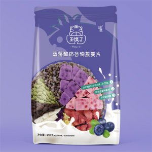 三色鼠蓝莓水果坚果麦片450g