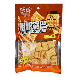 诱香粗粮锅巴（牛肉味）