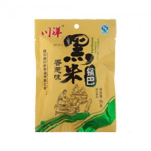 川洋黑米锅巴香葱味70g