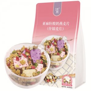 三色鼠亚麻籽冻干酸奶燕麦片800g