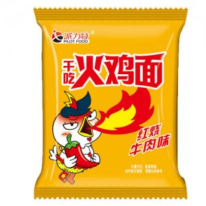 派力特干吃火鸡面红烧牛肉味
