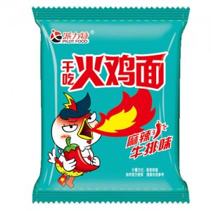 派力特干吃火鸡面麻辣牛排味