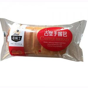 麦纯士古堡手握包红豆味面包称重