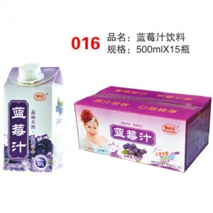福志达蓝莓汁饮料500mlX15