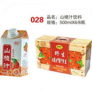 福志达山楂汁饮料500mlX6