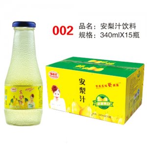 福志达安梨汁饮料340mlX15