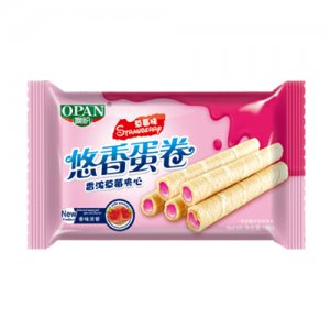 噢盼悠香蛋卷草莓味