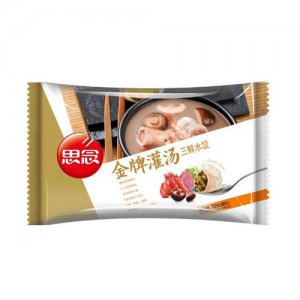思念灌汤三鲜水饺702g