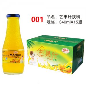 福志达芒果汁340mlX15
