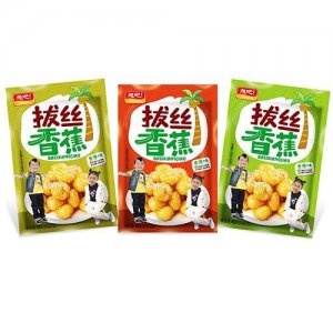 想吧拔丝香蕉香蕉味膨化食品48g薯片