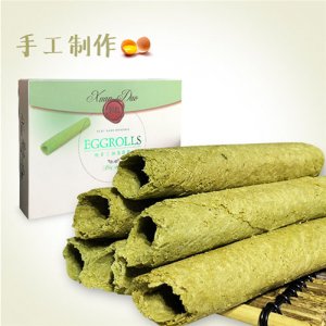 轩岛抹茶味盒装手工蛋卷150g
