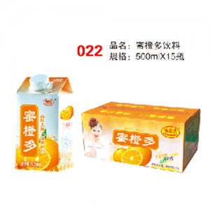 福志达蜜橙多饮料500mlX15