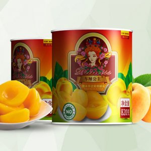 棒师傅糖水半边黄桃罐头
